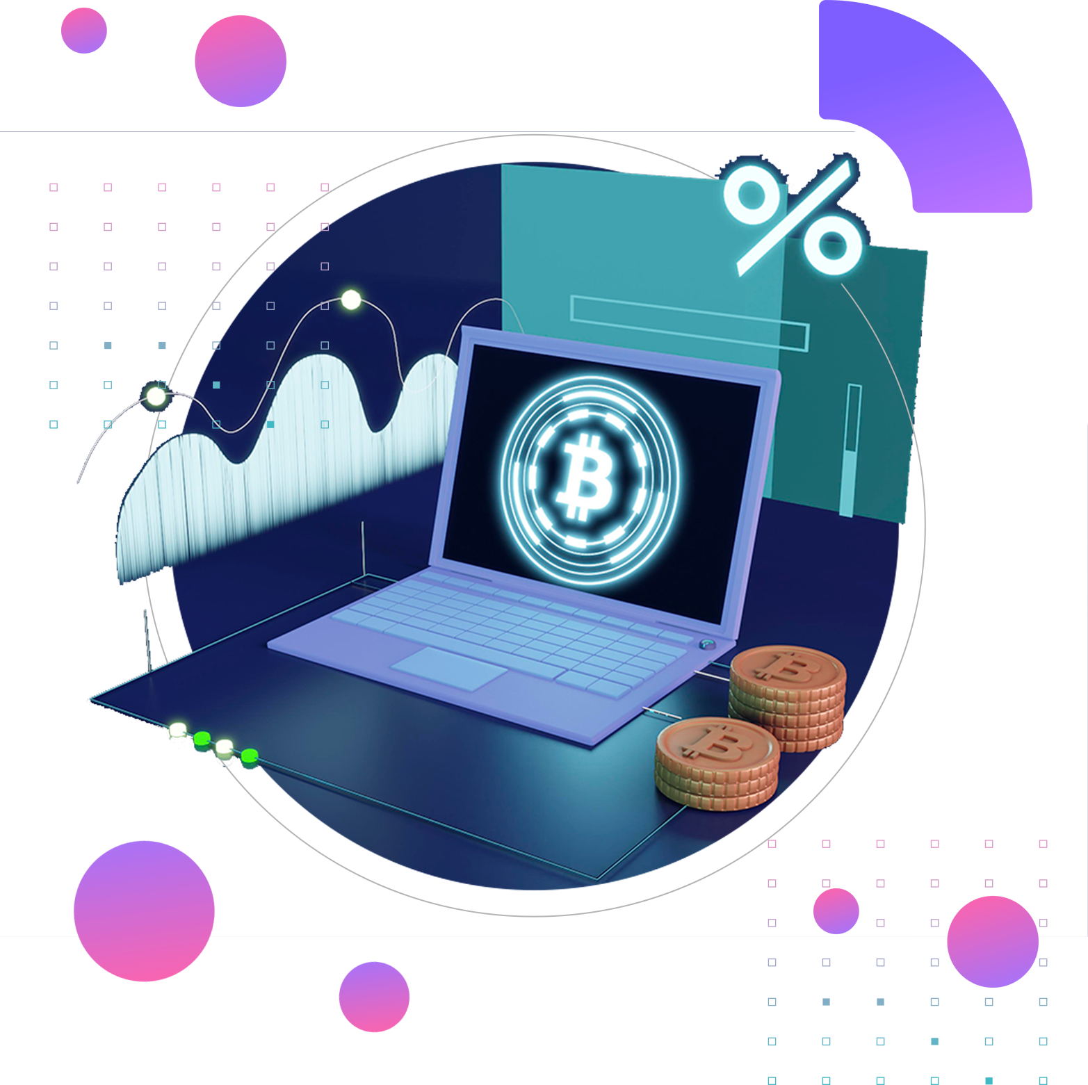 Crypto market update article featuring digital asset trends and blockchain insights